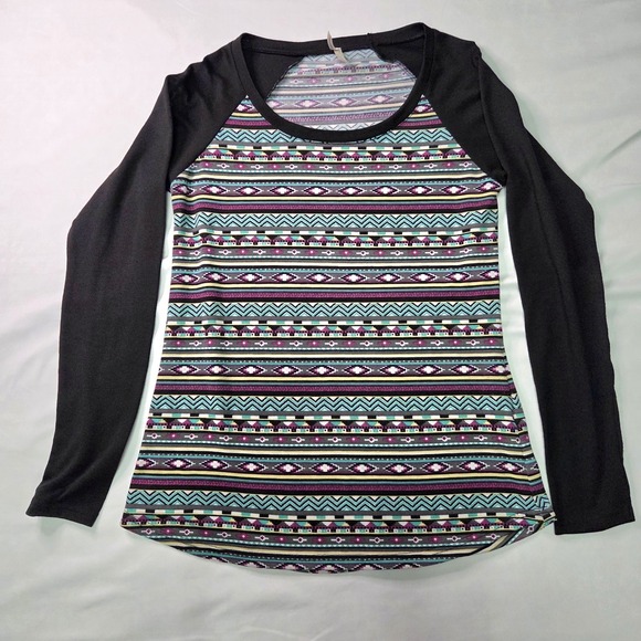 Roper Sweaters - Roper Women Sz S Western Aztec Knit LS Shirt Lightweight Country Cowgirl Rodeo